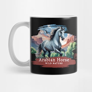 Arabian Horse - WILD NATURE - HORSE -6 Mug